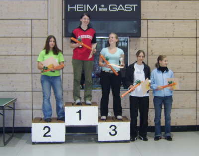 Siegerehrung Damenflorett